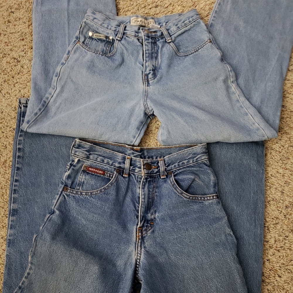 Youth Boys Denim Jean's Size 12 Lot of 2